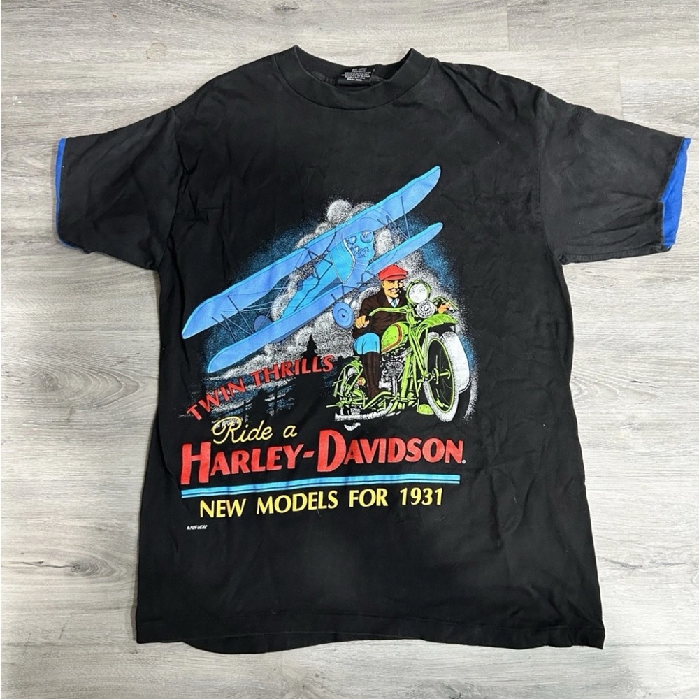 Harley-Davidson 1980s Vintage Twin Thrills T-Shirt